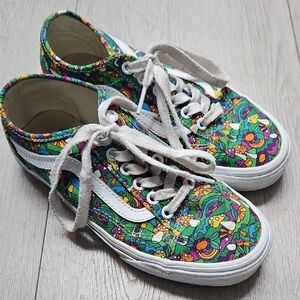 Vans Multicolored Mushroom Shoes